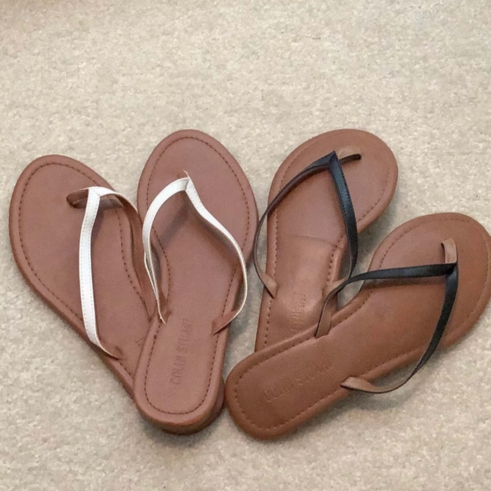 Colin Stuart Flip Flops ~ Two Pairs